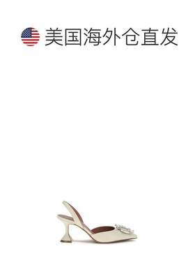 自营Amina Muaddi Calf Leather Bos Taurus High Heel Women's P
