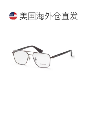 自营Burberry Men's 56 mm Grey Opticals - matte grey 美国奥莱