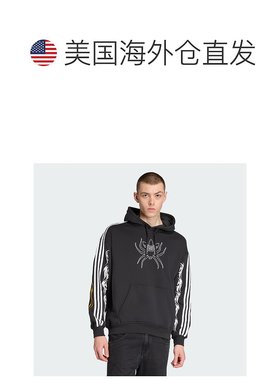 自营Men's adidas Spiders Loose Hoodie - black 美国奥莱直发