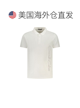 自营Cavalli Class Cotton Men Men's Polo - white 美国奥莱直发