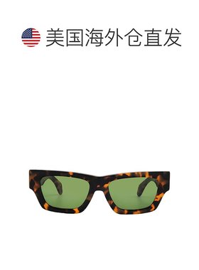 自营Palm Angels MAGNOLIA Gren Square Unisex Sunglasses PERI1
