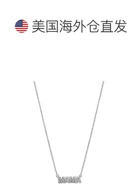 自营 Adornia Adornia Mama Necklace silver crystal silver 美