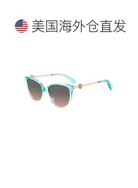 自营kate spadeKRISTINA/G/S 0IWB FF绿色到粉红色渐变/金色/灰色