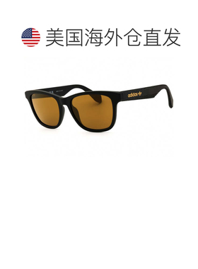 自营adidasOR0069 02g哑光黑色/棕色镜面-哑光黑色 美国奥莱直发