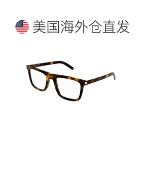 自营saint laurentSl 547超薄Opt龟形超大方形太阳镜-白色 美国奥