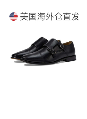 自营Men's Florsheim Montinaro Black Double Monk Strap Shoes