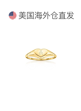自营Ross-Simons Child's 14kt Yellow Gold Personalized Heart