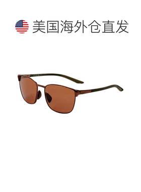 自营Nike Men's 55 mm Brown Sunglasses - satin walnut brown