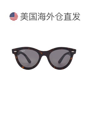 自营ray-banRay Ban Wayfarer Way Dark Grey Oval Unisex Sungla