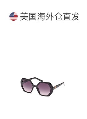自营Guess Resin Women's Sunglasses - black 美国奥莱直发