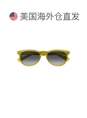 自营saint laurentSl 797 Translucent Yellow Acetate Sunglasse