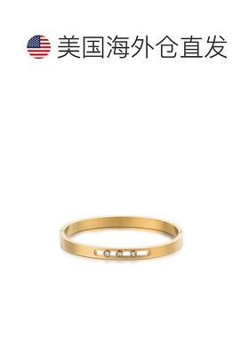 自营adorniaTarnish Resistant 18k Gold Plated Sliding Stones