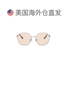 自营brunello cucinelli粉红色0bc1001t钛超大几何太阳镜-中性色