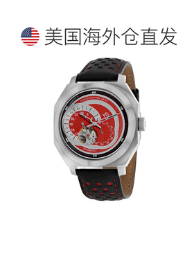 自营Christian Van Sant Men's Machina Red Round 42mm - red 美