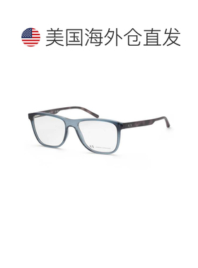 自营Armani Exchange Men's 54 mm Blue Opticals - shiny blue