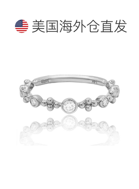 自营 diana m.14K 白金 0.30 克拉钻石戒指 - 白色 美国奥莱直发