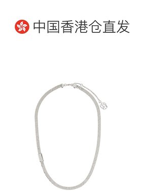 1h可退 香港直邮潮奢 Burberry 巴宝莉 男士 Engraved Check 项链