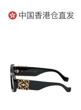 1h可退 香港直邮潮奢 LOEWE 罗意威 女士 黑色 Beveled Oval Maxi