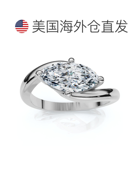 自营pompeii31Ct Marquise Diamond Solitaire Curve East To Wes