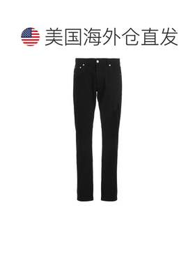 自营Alexander McQueen Cotton Skinny Men's Jeans - black 美国