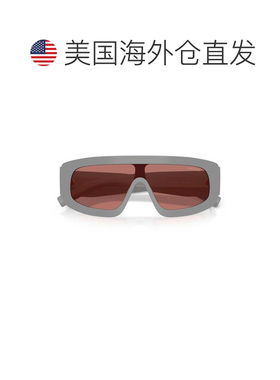 自营pradaOversized Rectangular Frame Sunglasses With Triangu