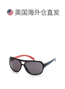 自营 Skechers 男式 53 毫米哑光黑色太阳镜 - 哑光黑色 美国奥莱