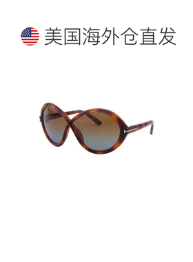 自营 Tom Ford女士Jada 68mm太阳镜-哈瓦那 美国奥莱直发汤姆福特