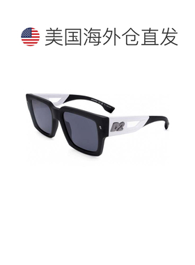 自营Dsquared2男士53mm太阳镜D20143-S-003-53-哑光黑色 美国奥莱