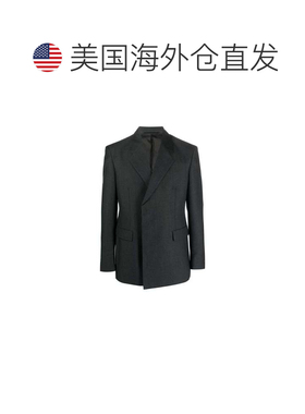自营Prada Wool Men's Coat - gray 美国奥莱直发