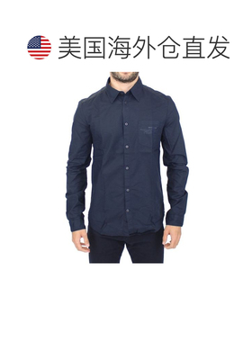 自营Ermanno Scervino Stunning Cotton Casual Men's Shirt - bl