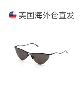 自营balenciagaBB0093S 001黑色/灰色，带品牌徽标-黑色 美国奥莱