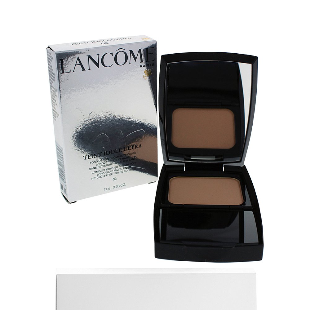 天猫国际美国直购美国直邮lancome兰蔻菁纯臻颜精华粉饼11g精华级护肤粉饼粉质细腻3