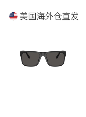 自营polo ralph lauren0ph4195u Rectangular Matte Black Sungla