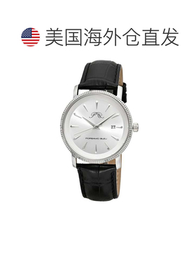 自营Porsamo Bleu Men's Veritas 2 Genuine Leather Band Watch