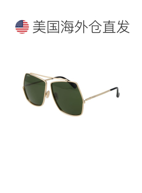 自营Max Mara Metal Women's Sunglasses - gold 美国奥莱直发