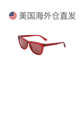 自营Calvin Klein Women's 53 mm Red Sunglasses - wine 美国奥