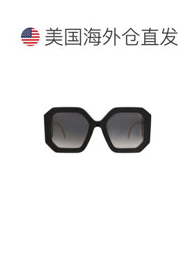 自营philipp pleinSquare-Frame Acetate Sunglasses - black bla