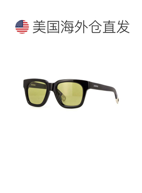 自营Jacquemus Sunglasses Square Full Rim, Shiny Black Frame