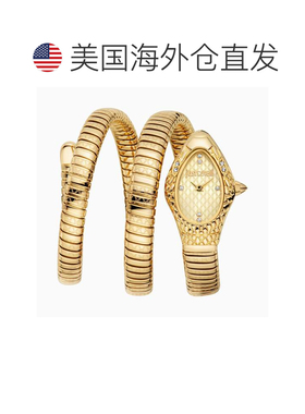 自营Just Cavalli Women's Snake 316L Stainless Steel Watch -