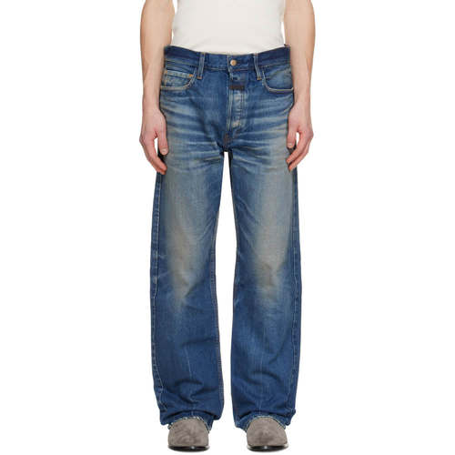 1h可退 香港直邮潮奢 essentials fear of god 男士 蓝色 Straigh - 图3