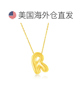 自营simonaSterling Silver, Bubble 'I' Initial Necklace - Gol