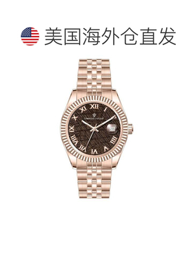 自营Christian Van Sant Men's Black Round 41mm - black 美国奥