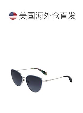 自营 Kate Spade女式55毫米钯蓝色太阳镜-钯蓝色 美国奥莱直发