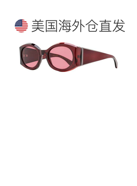 自营salvatore ferragamoFerragamo女士雕刻椭圆形太阳镜SF2008S