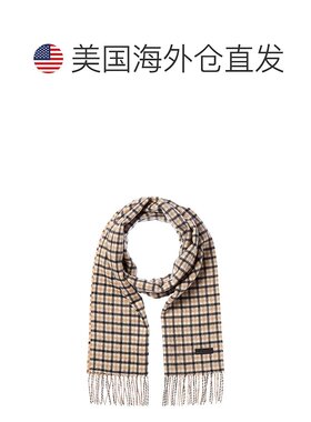自营Bruno Magli Silk & Cashmere-Blend Scarf - brown 美国奥
