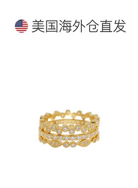 1h可退 【美国直邮】sterling forever 通用 戒指配饰锆石