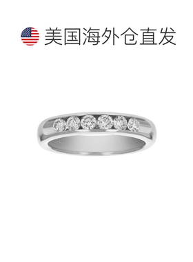 自营vir jewels1/2 cttw SI2-I1 14K 金机械镶钻表带 - 白色 美国