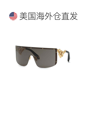 自营Roberto Cavalli Sunglasses Shield Semi Rim, Rose Gold Fr