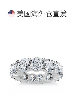 自营 pompeii37Ct Diamond Round Cut Eternity Ring 14k Gold La