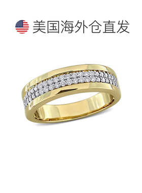 自营mimi & maxCreated Forever Men's 1/5ct TW Lab-Grown Diamo